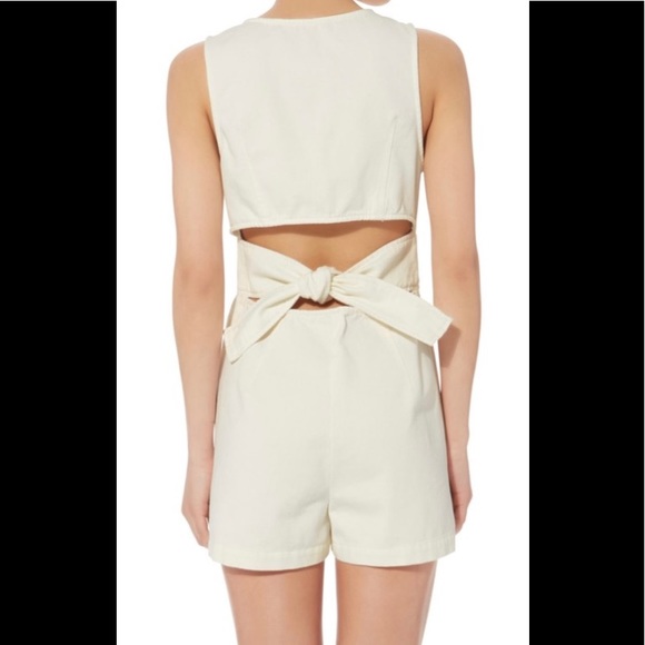 NWT! INTERMIX CHRISTIE TIE BACK ROMPER - Picture 2 of 5